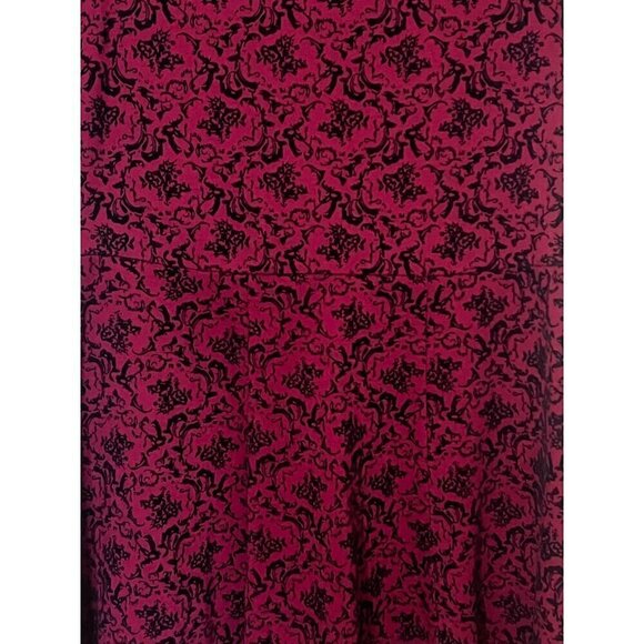 Retro Red & Black Lace Dress whimsigoth witchy vampire goth dark romance - Picture 7 of 12